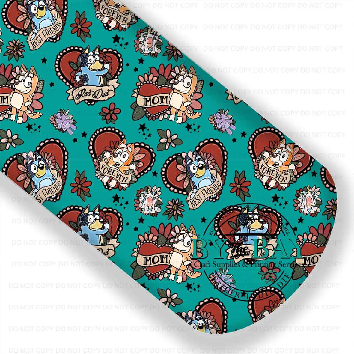 Blue Dog Tattoos Teal