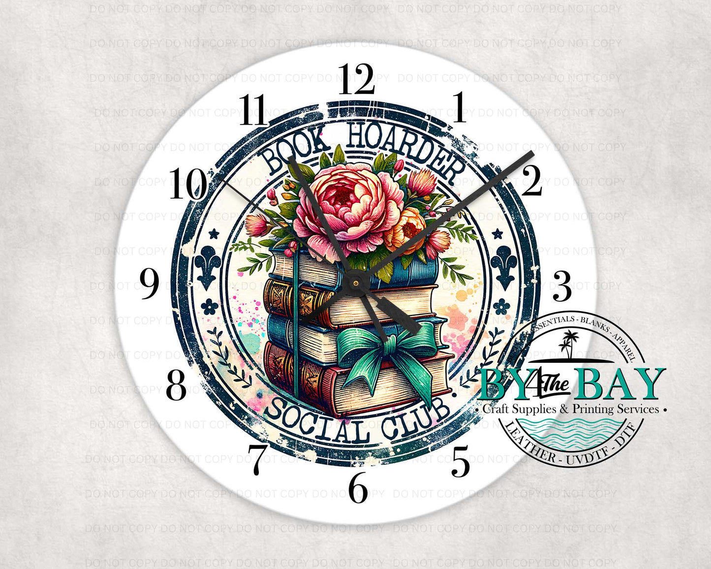 Book Hoarder Clock