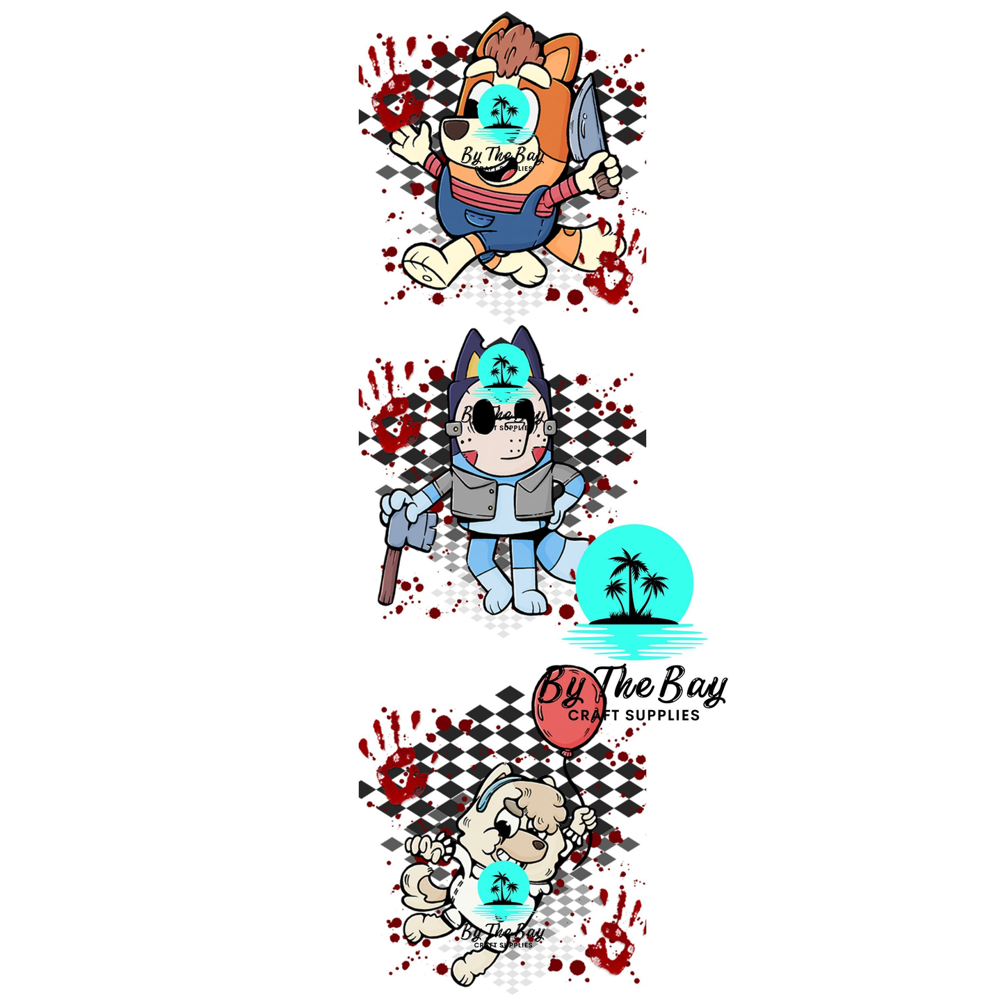 Halloween Character Dogs Bookmark