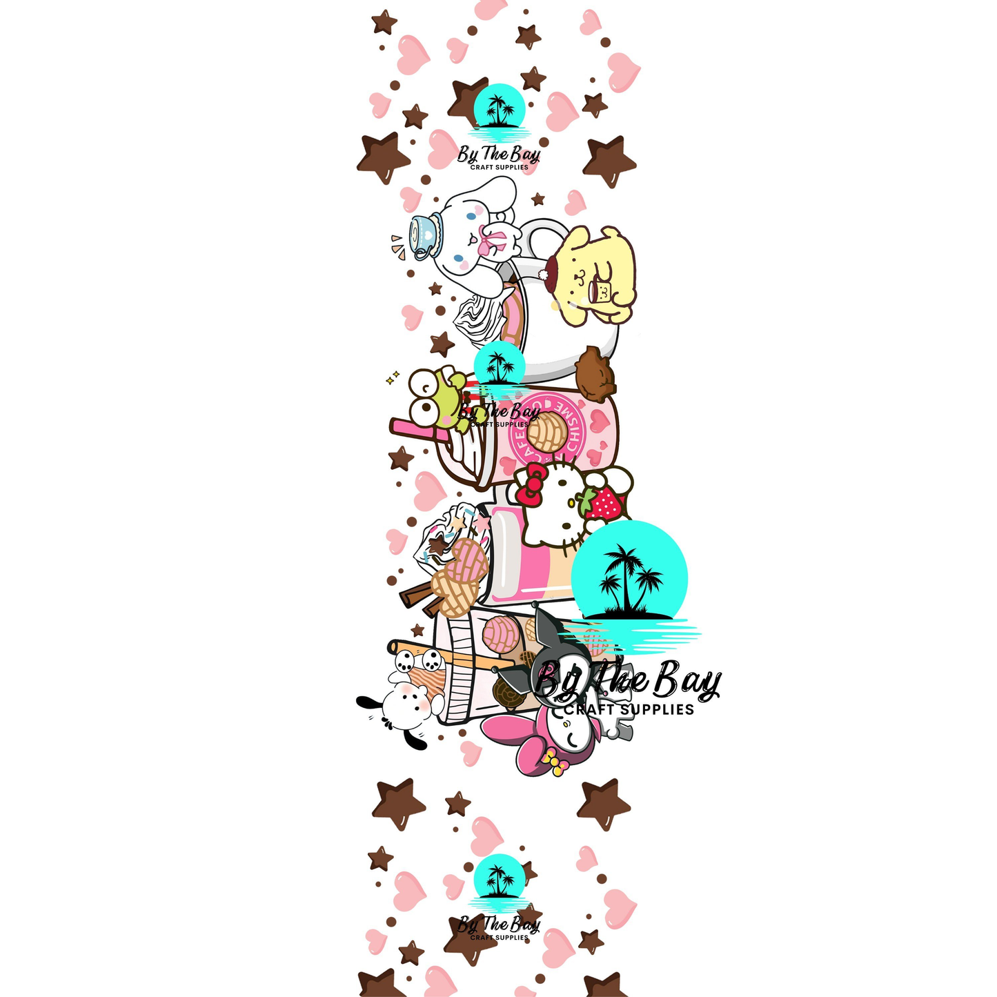 Kawaii Cat Bookmark Decal