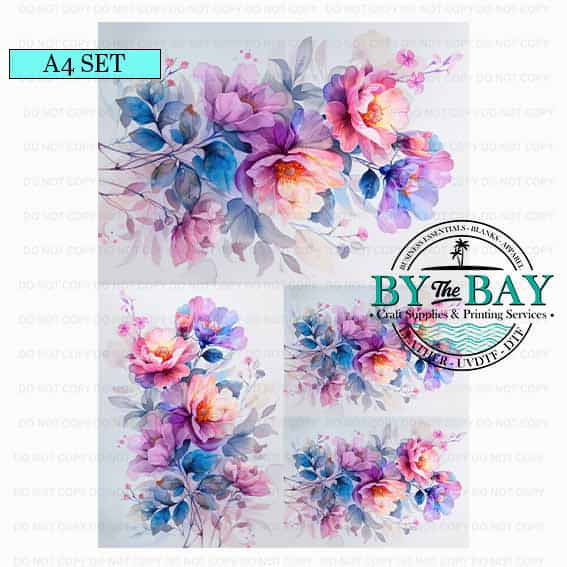 A4 Bouquet Flowers Set