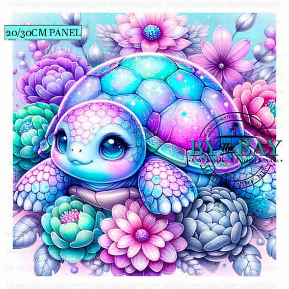 Bright Turtle Bag Panels