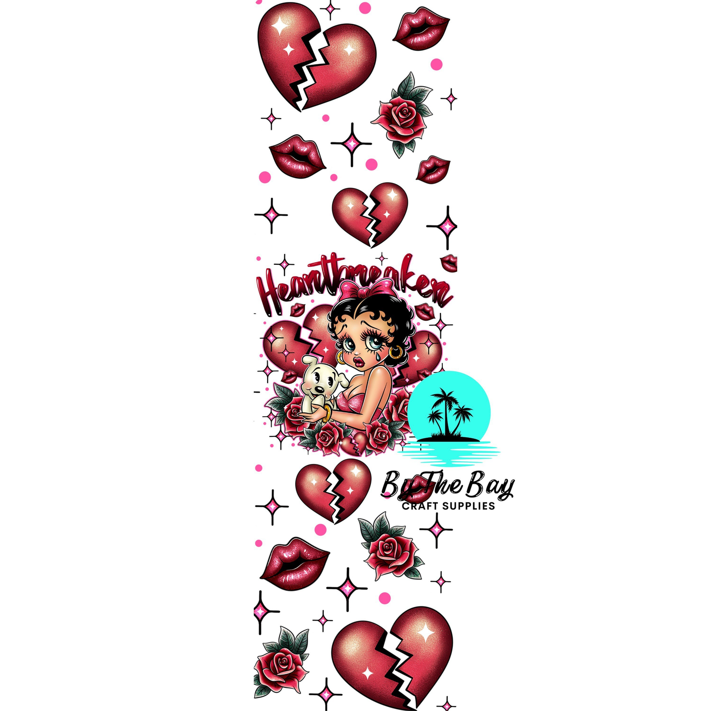 Heart Breaker Bookmark Decal