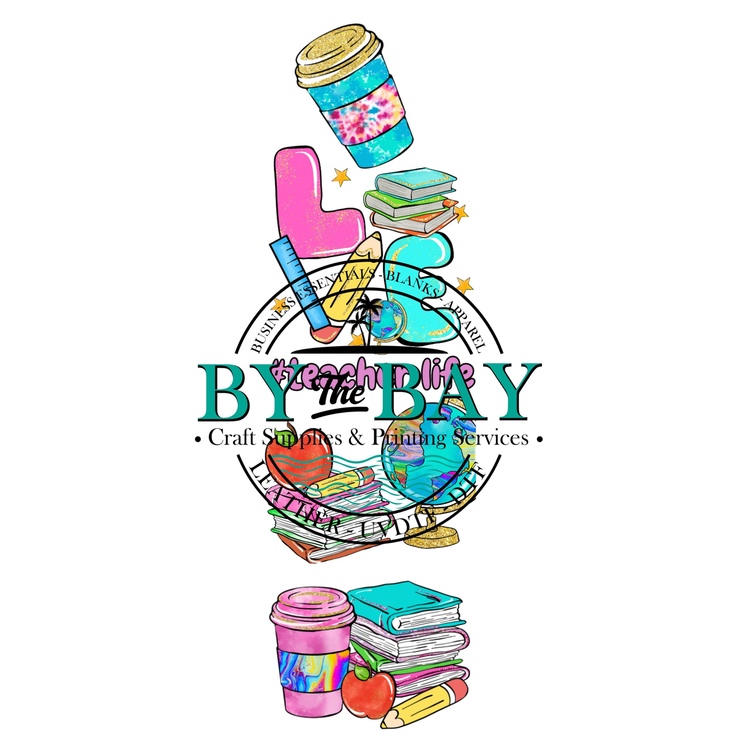 #teacher life Bookmark Decal