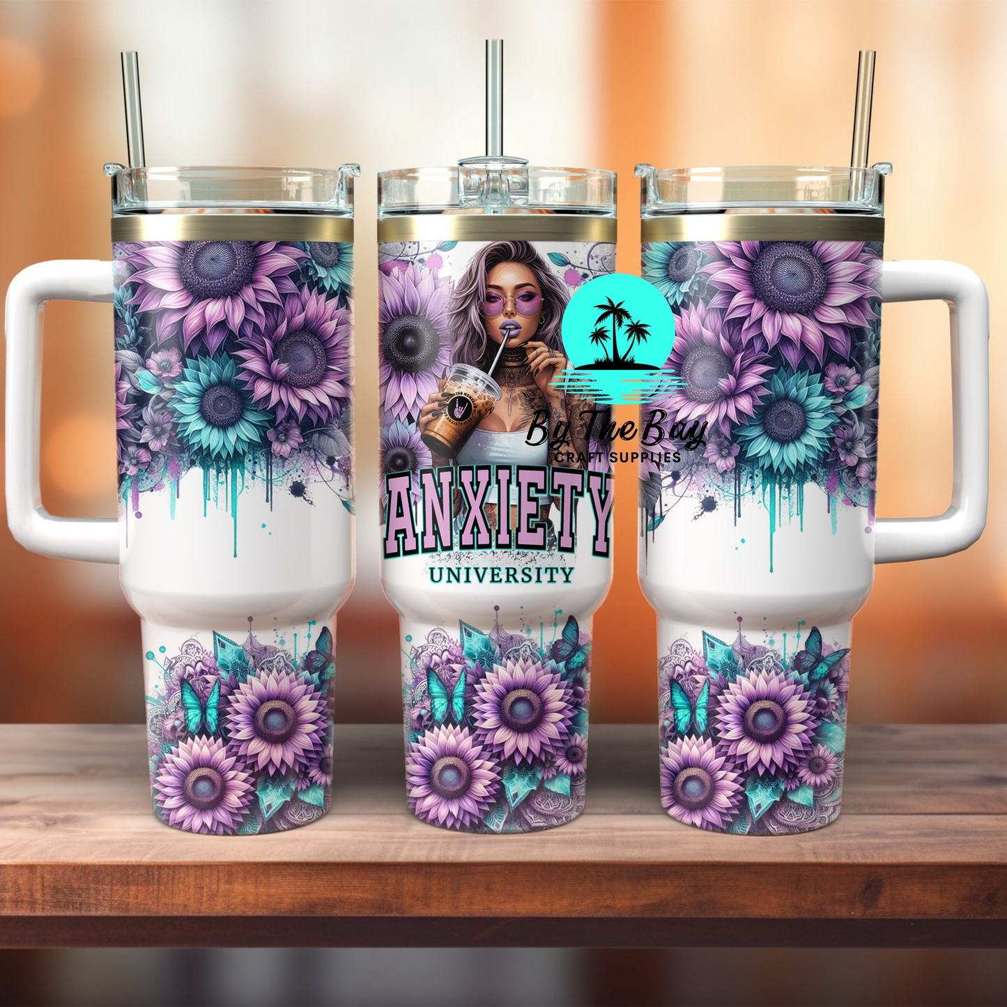 Anxiety University 40oz Tumbler SUB PRINT