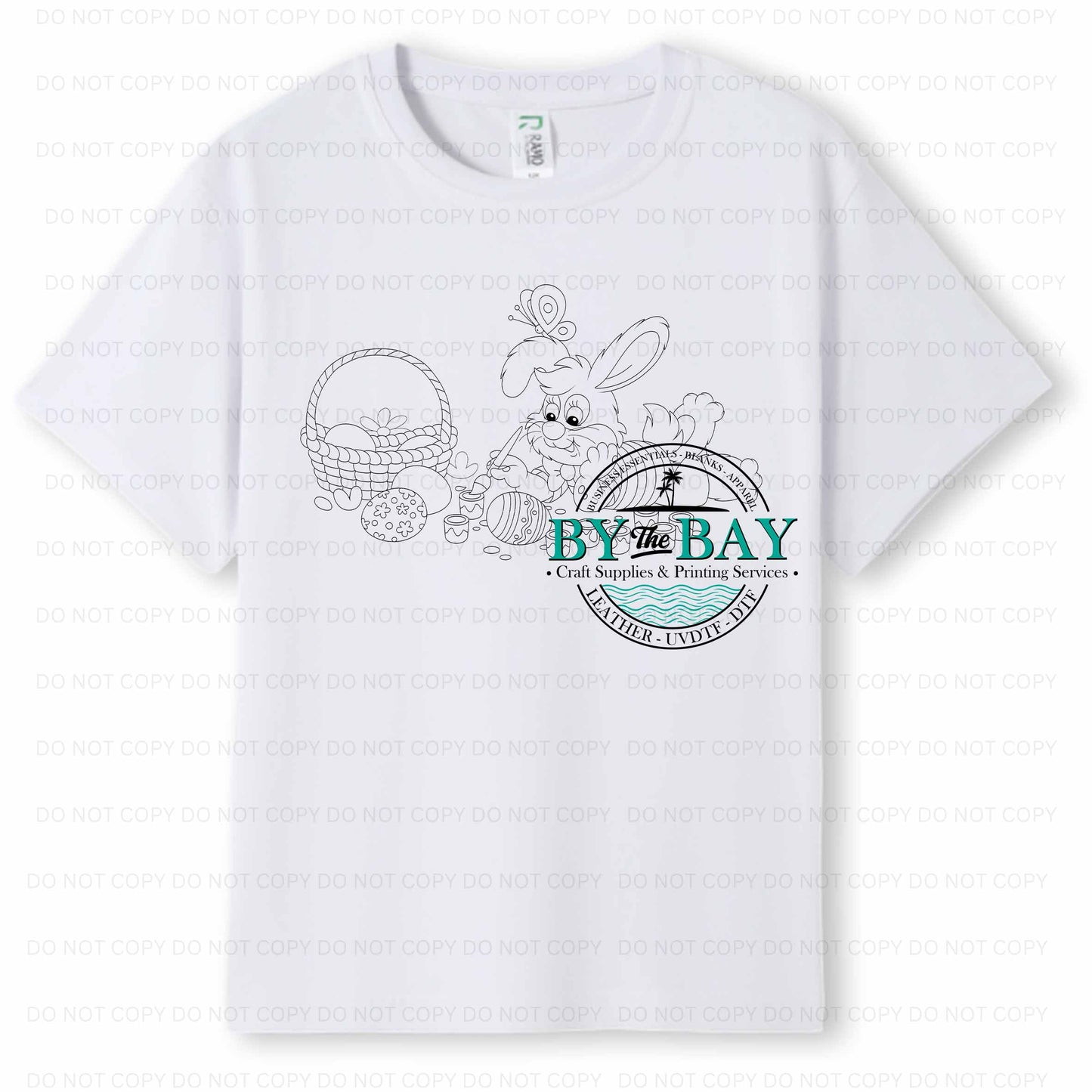 Easter Bunny 2 Colouring in Tee (pens included)