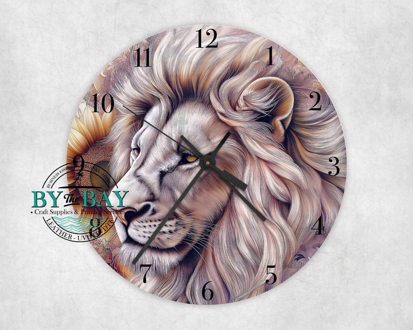 Boho Lion Clock