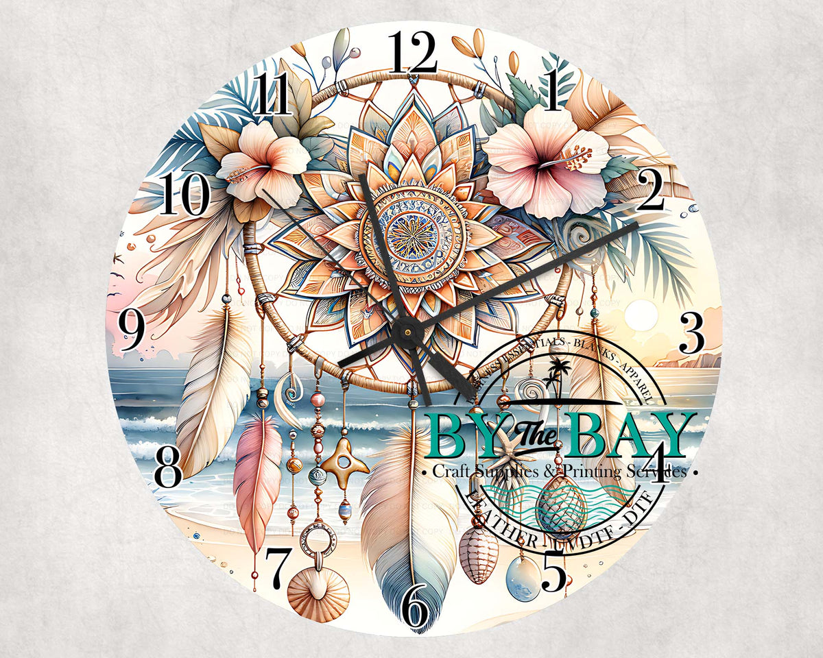 Boho Beach Clock