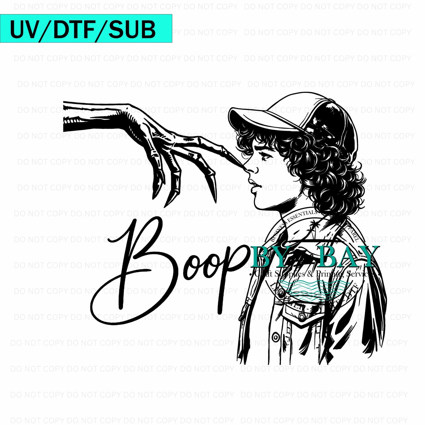 Boop Dustin UV/DTF/SUB Print