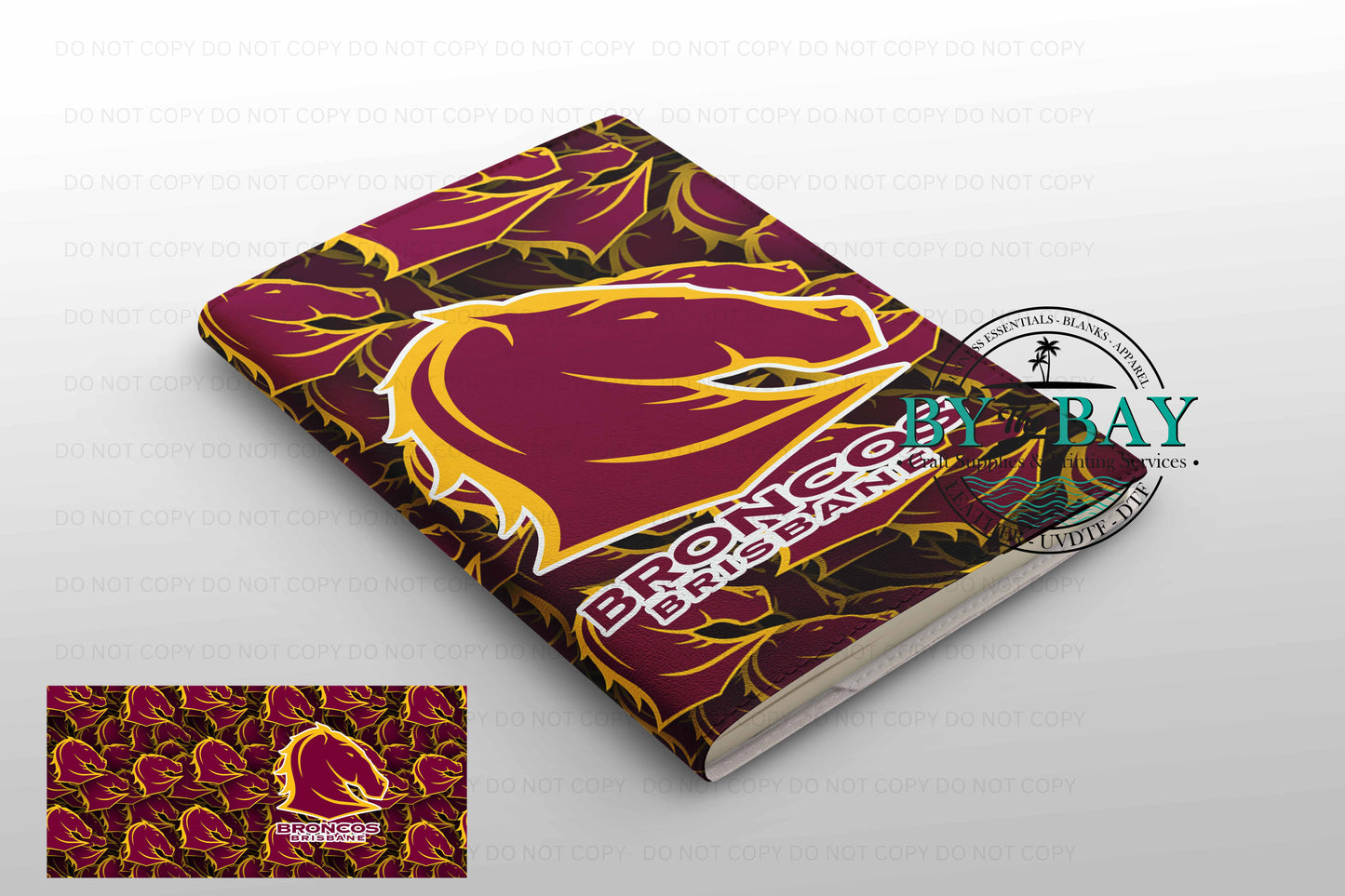 Broncos - Ready made notepad Cover (Notepad & Pocket options available)