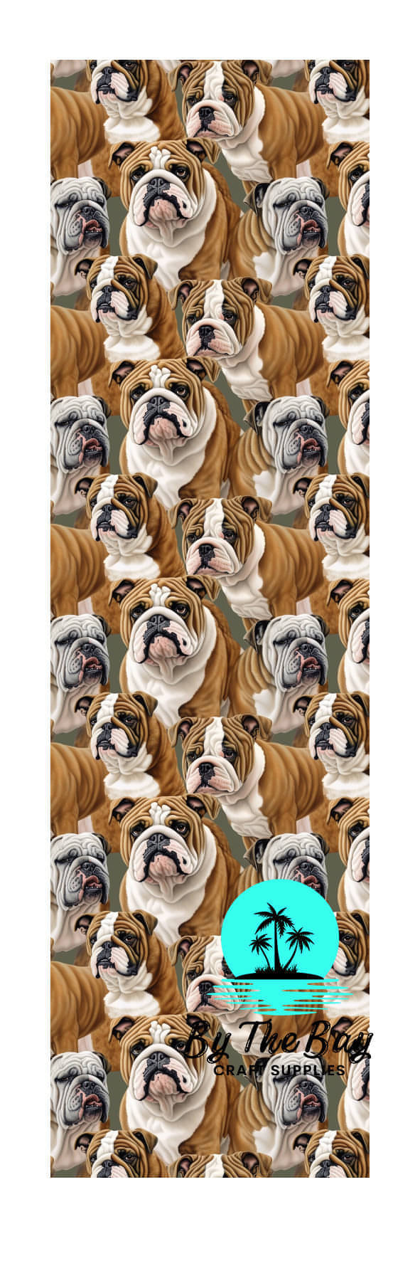 Bulldog Bookmark Decal