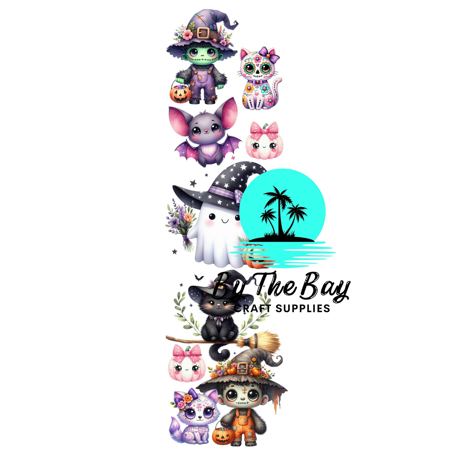 Cutie Halloween Bookmark Decal