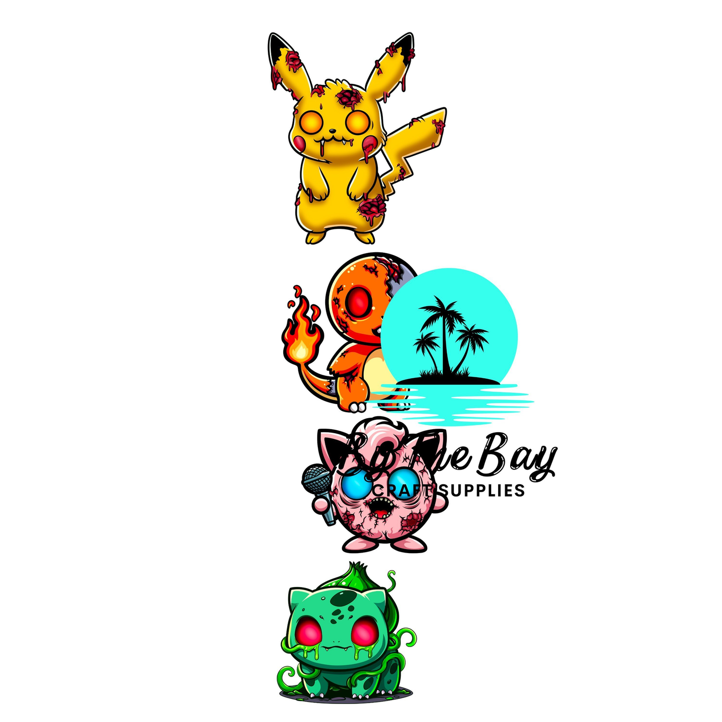 Zombie Poke Bookmark Decal