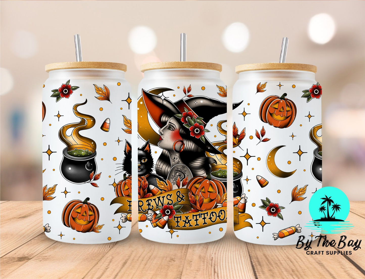 Brews & Tattoos 16oz wrap