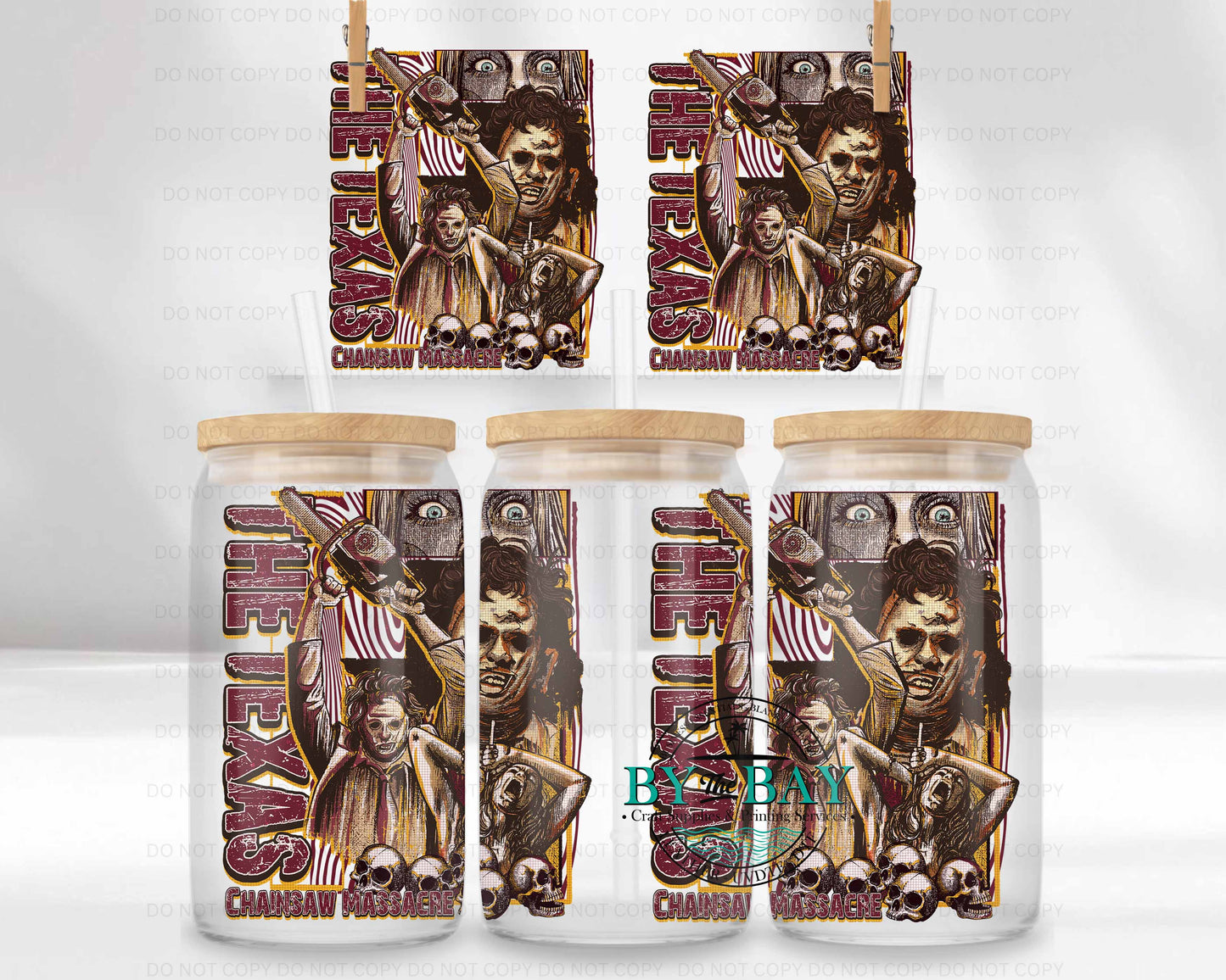 Chainsaw 16oz UVDTF Wrap