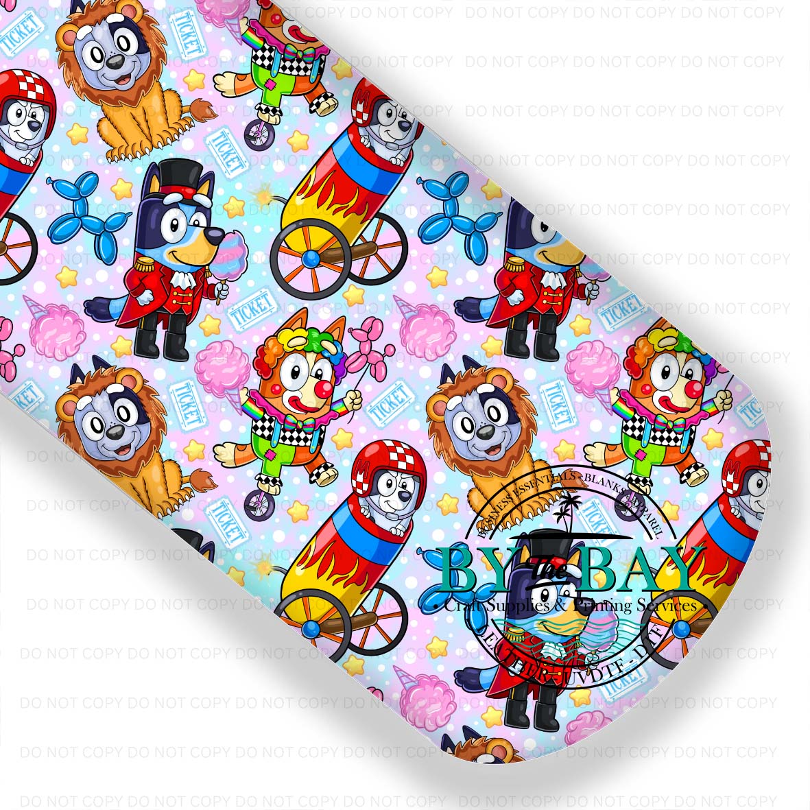 Circus Dogs Blue & Pink