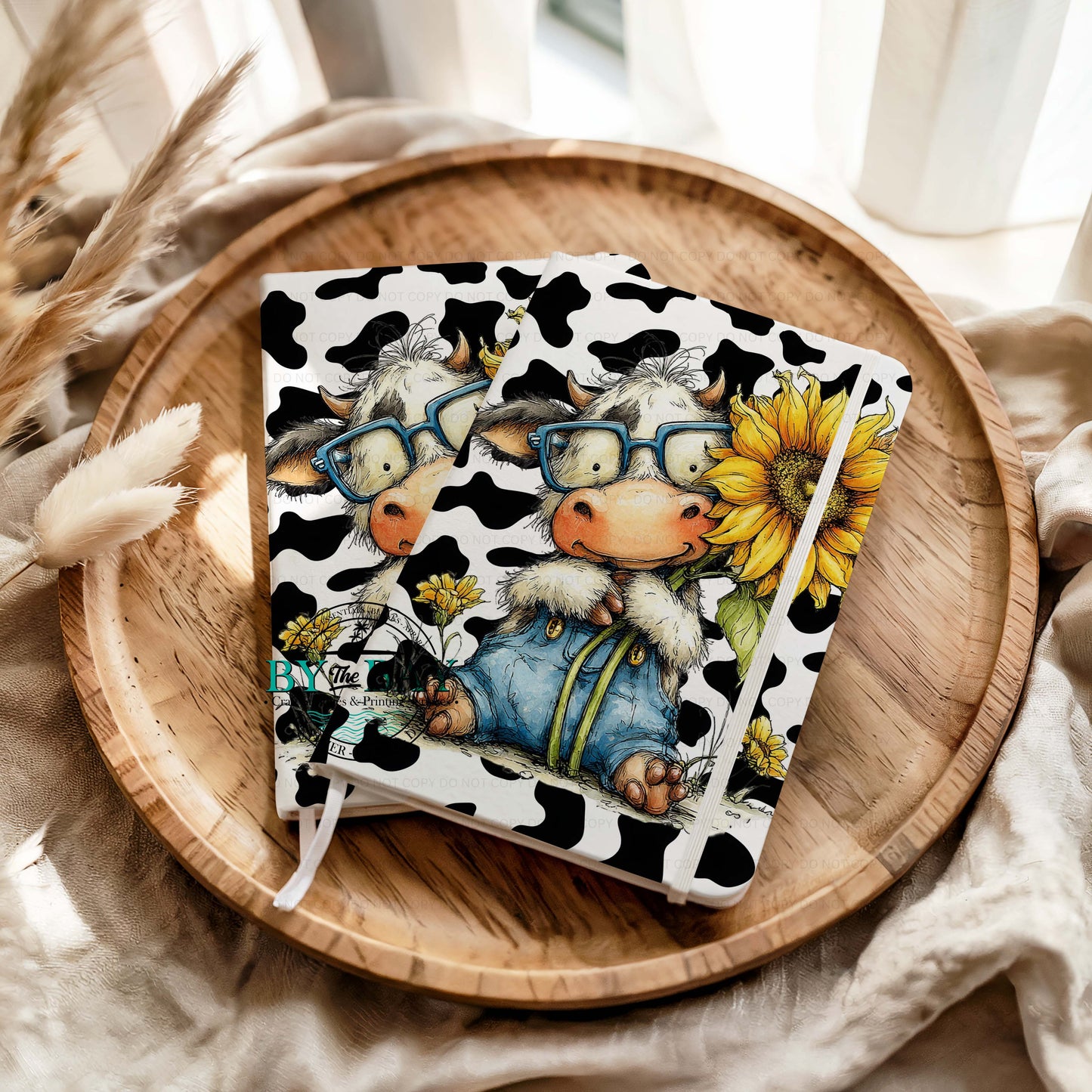 Cow Overalls A6 (Ready made & DIY Notepad options available)
