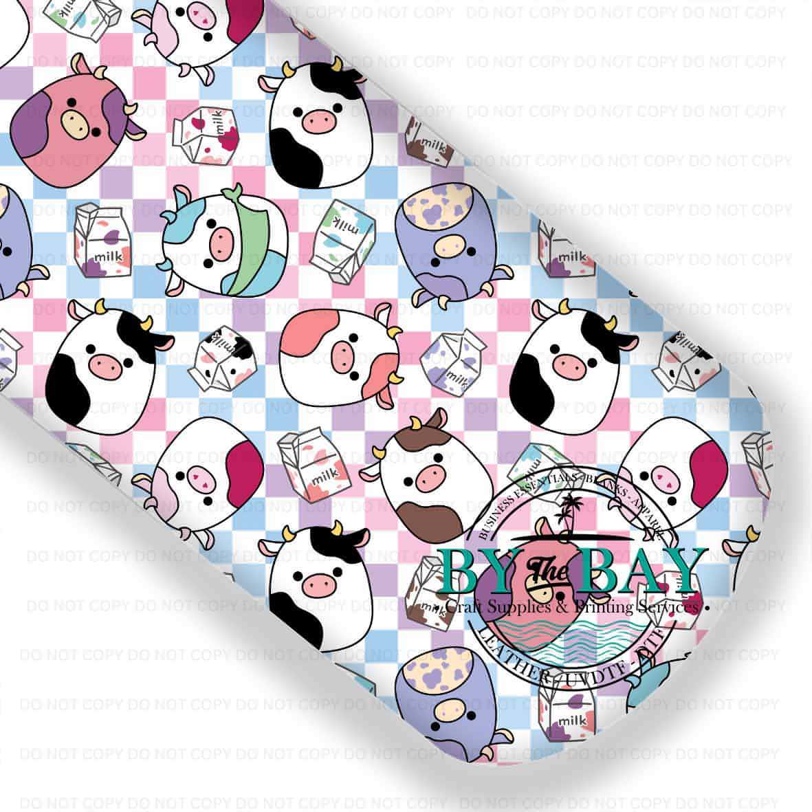 Cows Squishmallows Rainbow Checkers