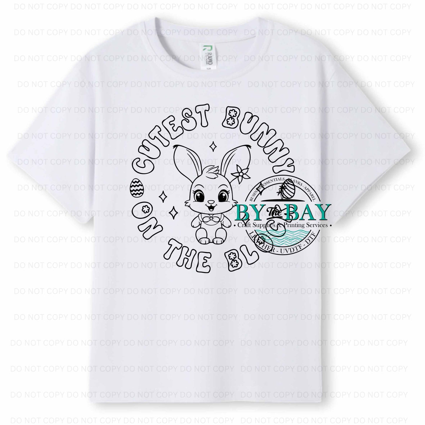 Cutest Bunny on the block Colouring in Tee (pens included)