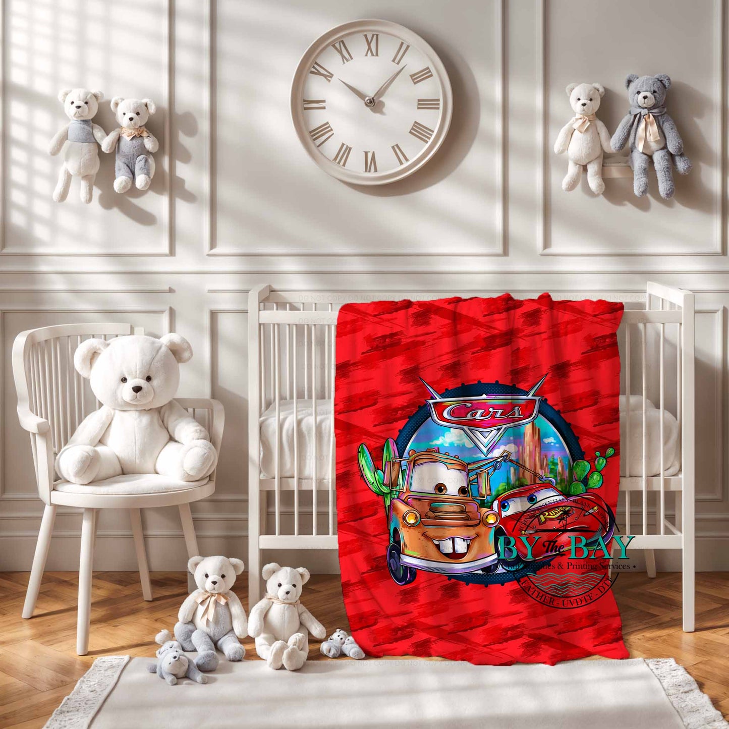 Red Cars Squish Blanket