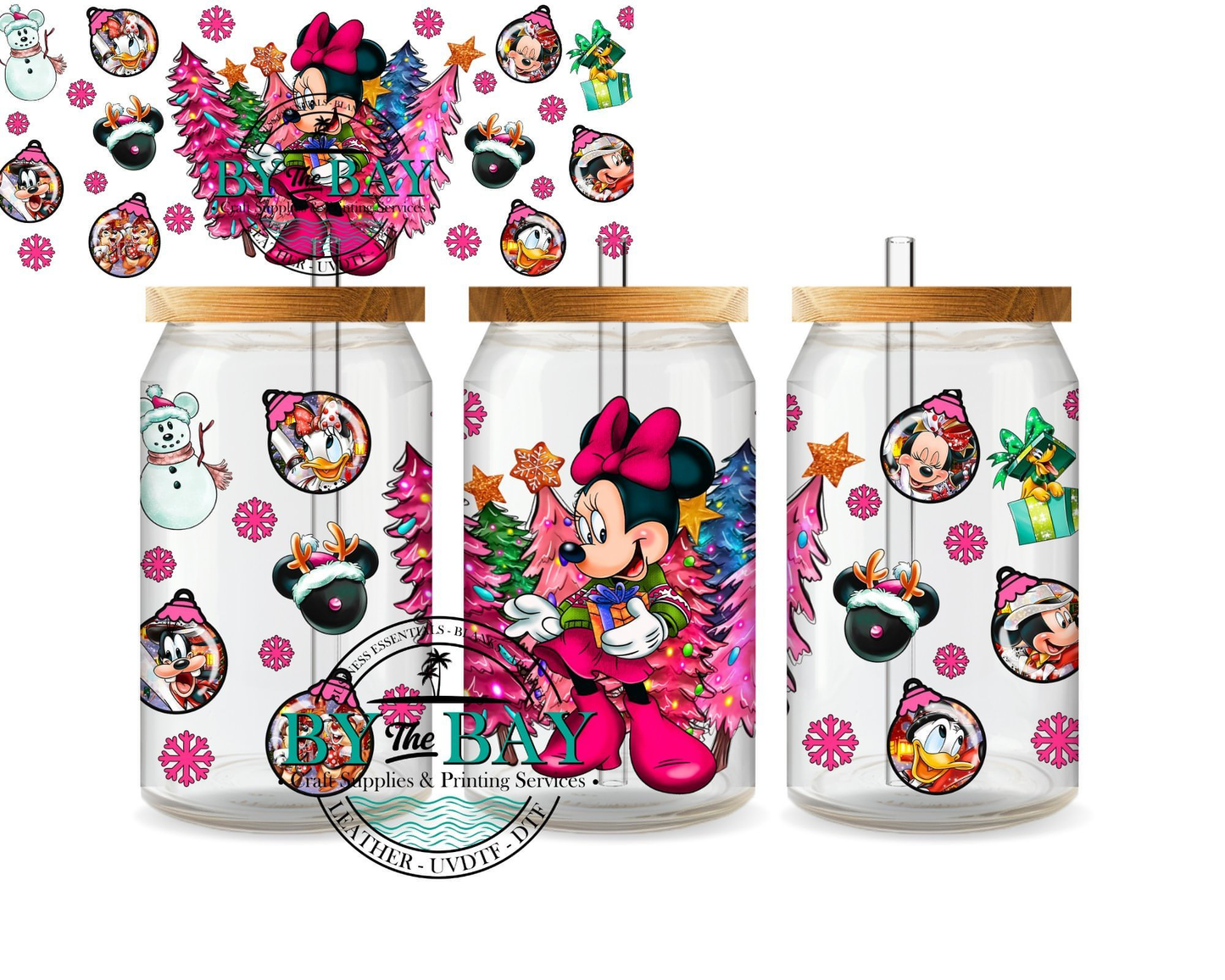 Miss Mouse 4 16oz UVDTF Wrap