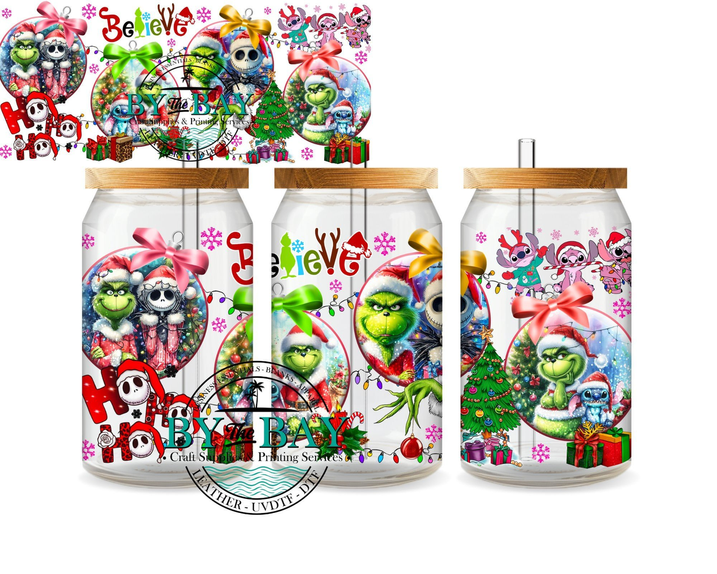 Mean guy & friends 19 16oz UVDTF Wrap