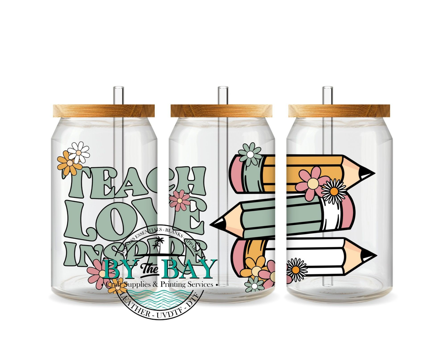 Teach Love inspire Pencil Wrap