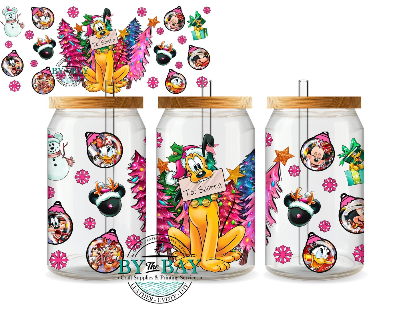 Christmas Dog 16oz Wrap