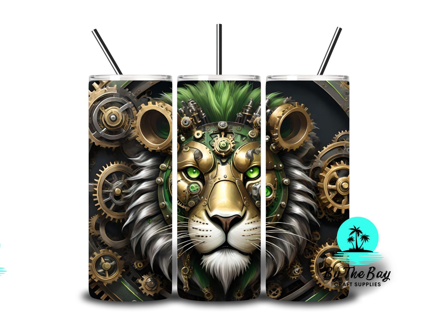 Steampunk Lion 20oz SUB Print