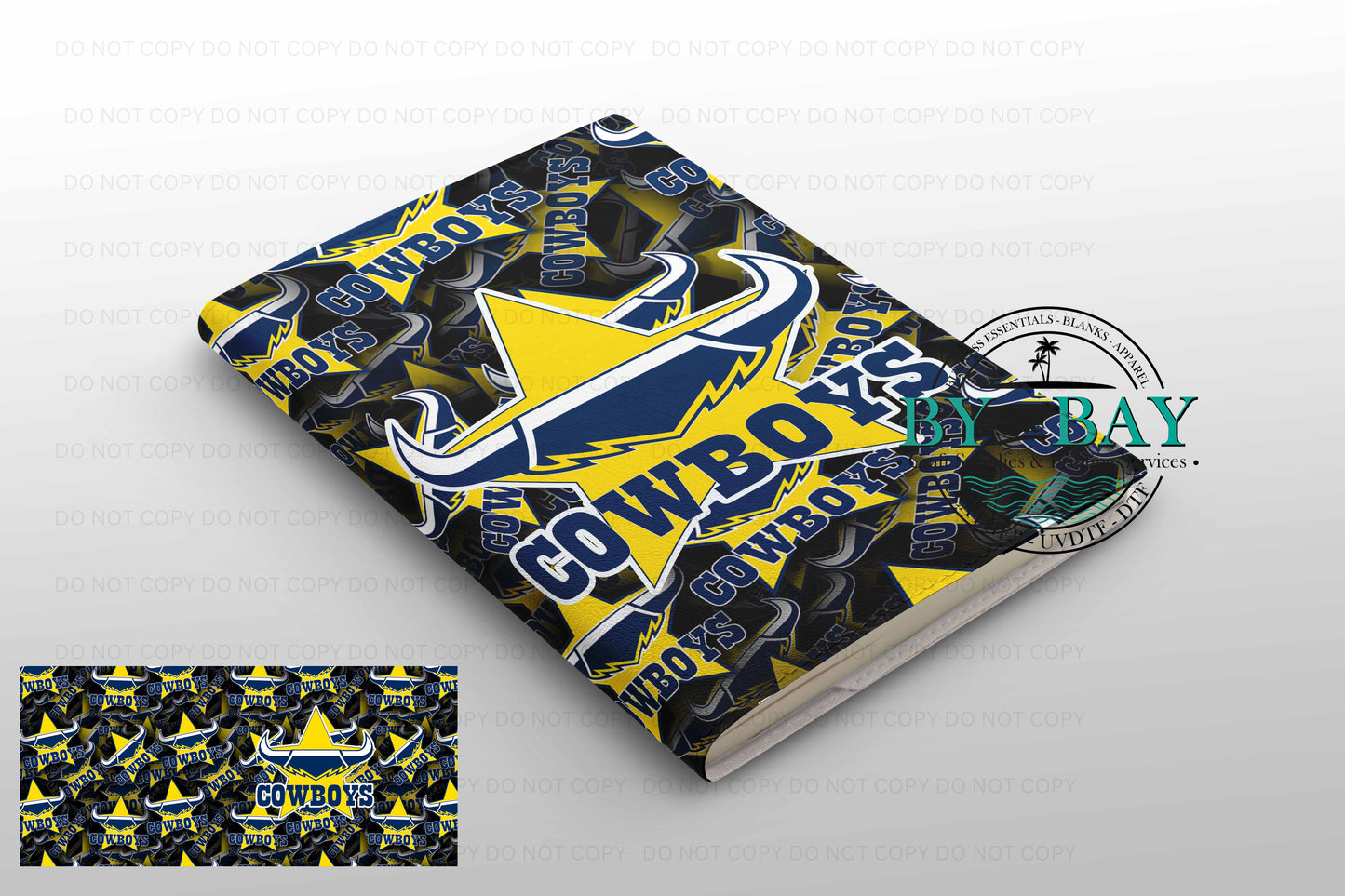 Cowboys - Ready made notepad Cover (Notepad & Pocket options available)