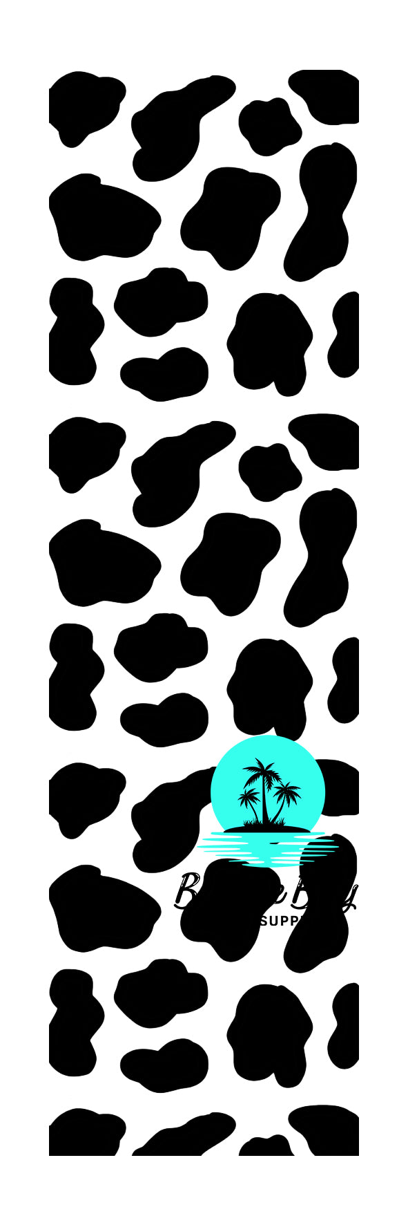 Cow print Bookmark Decal