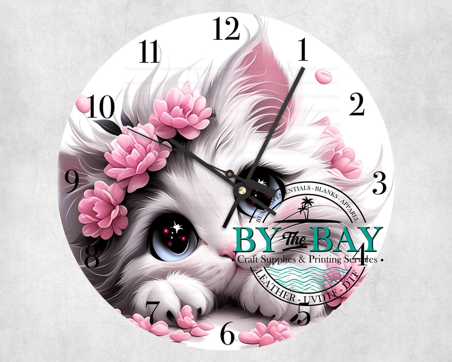 Cute Cat Clock