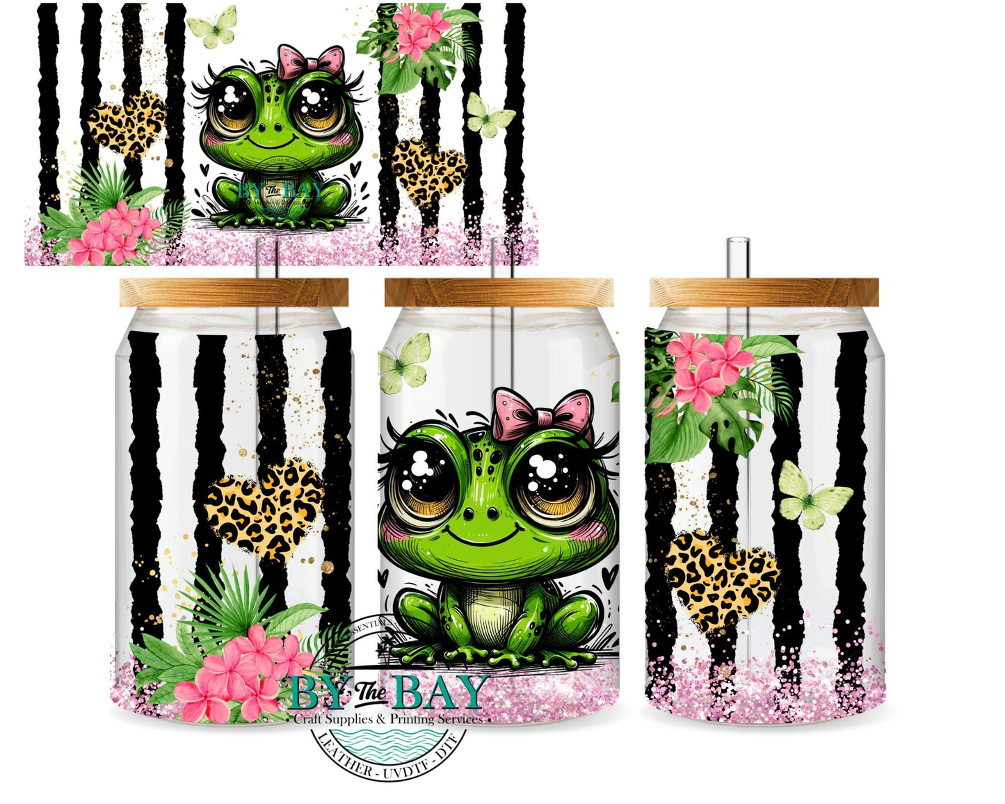 Cute Frog 16oz Wrap