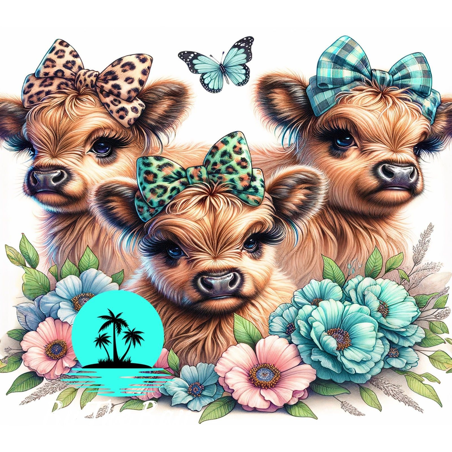 Highland Cow trio SUB PRINT
