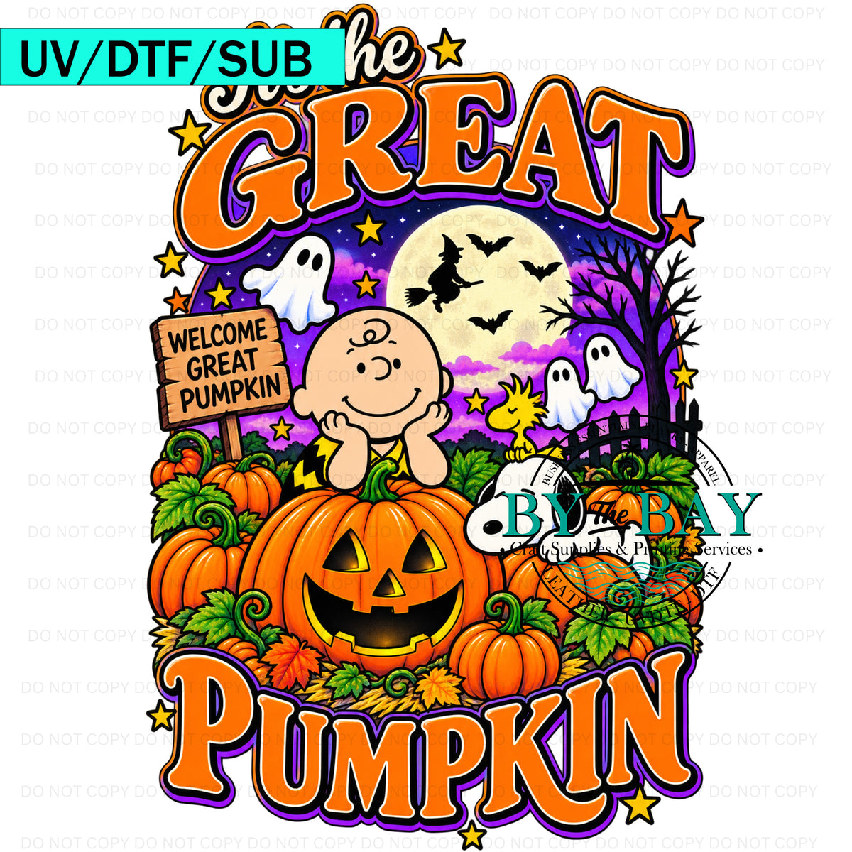 Great Pumpkin DTF/UVDTF/SUB