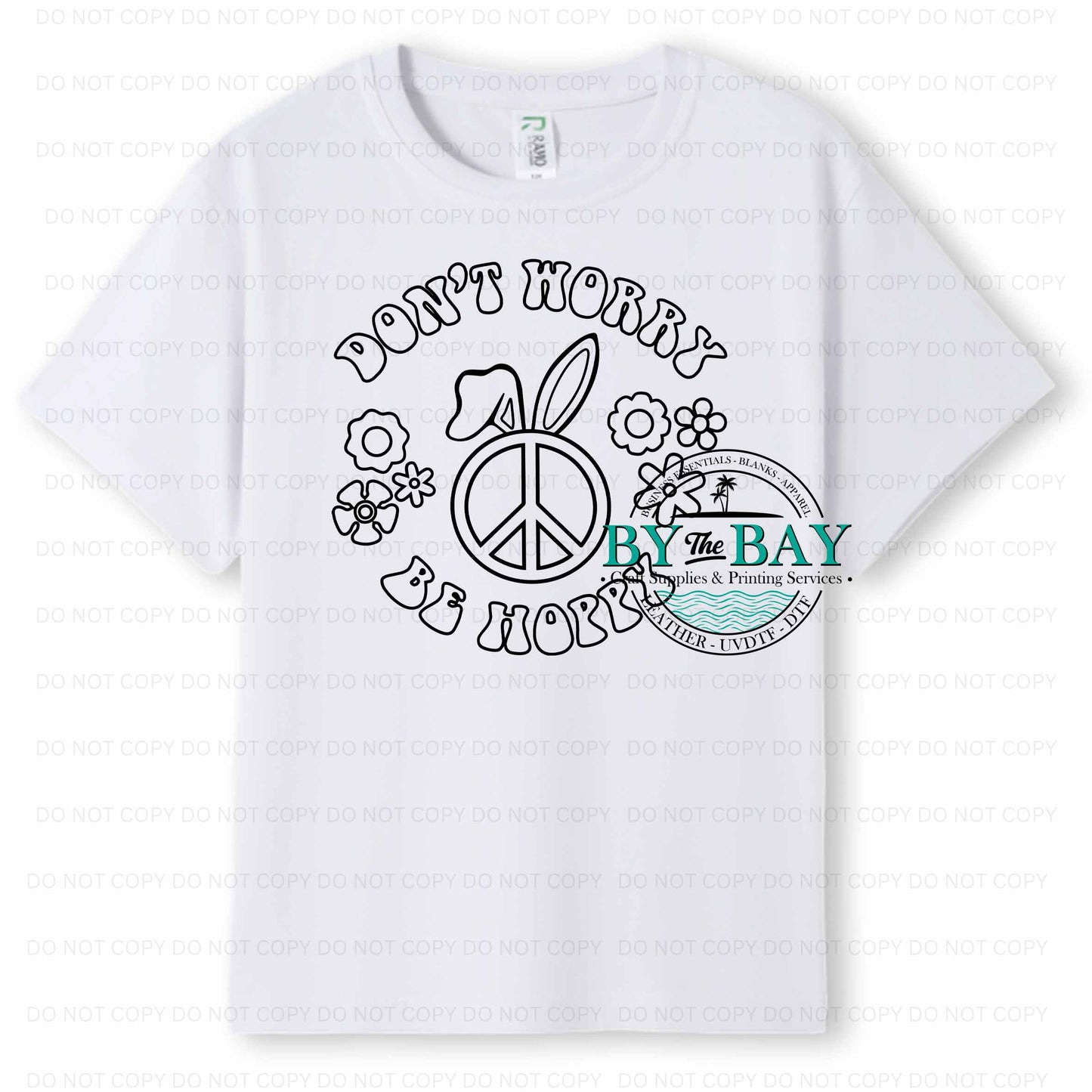 Don't Worry be hoppy Colouring in Tee (pens included)