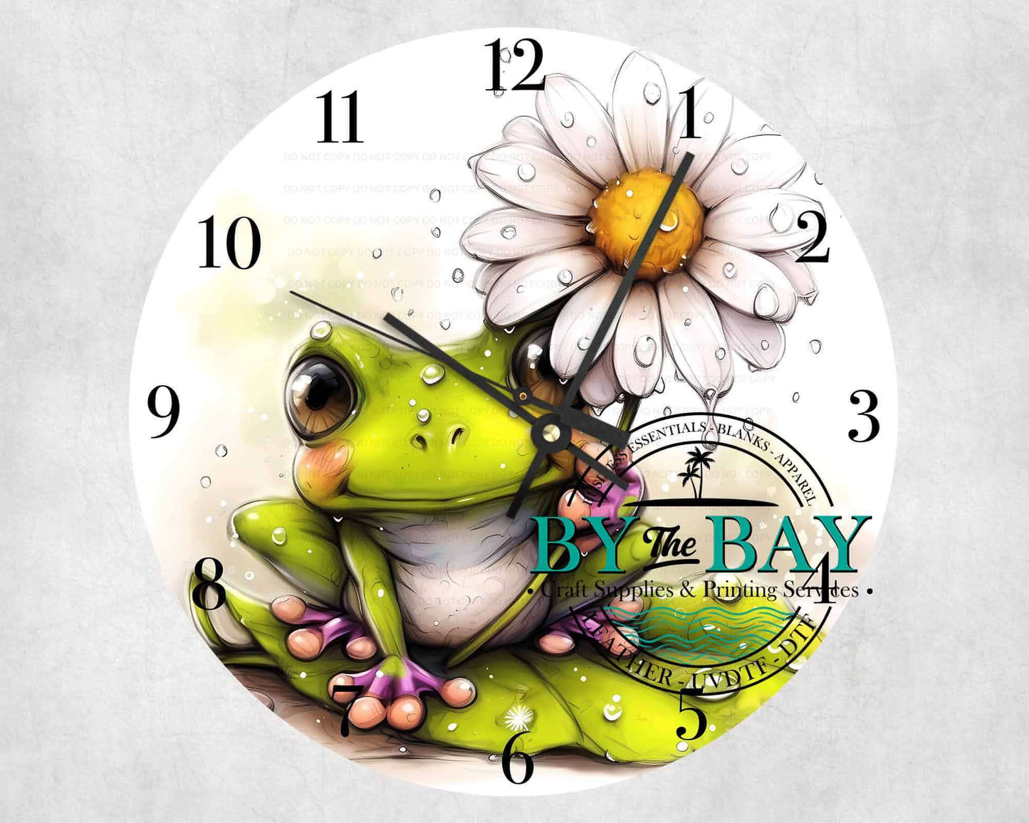 Frog & Daisy Clock
