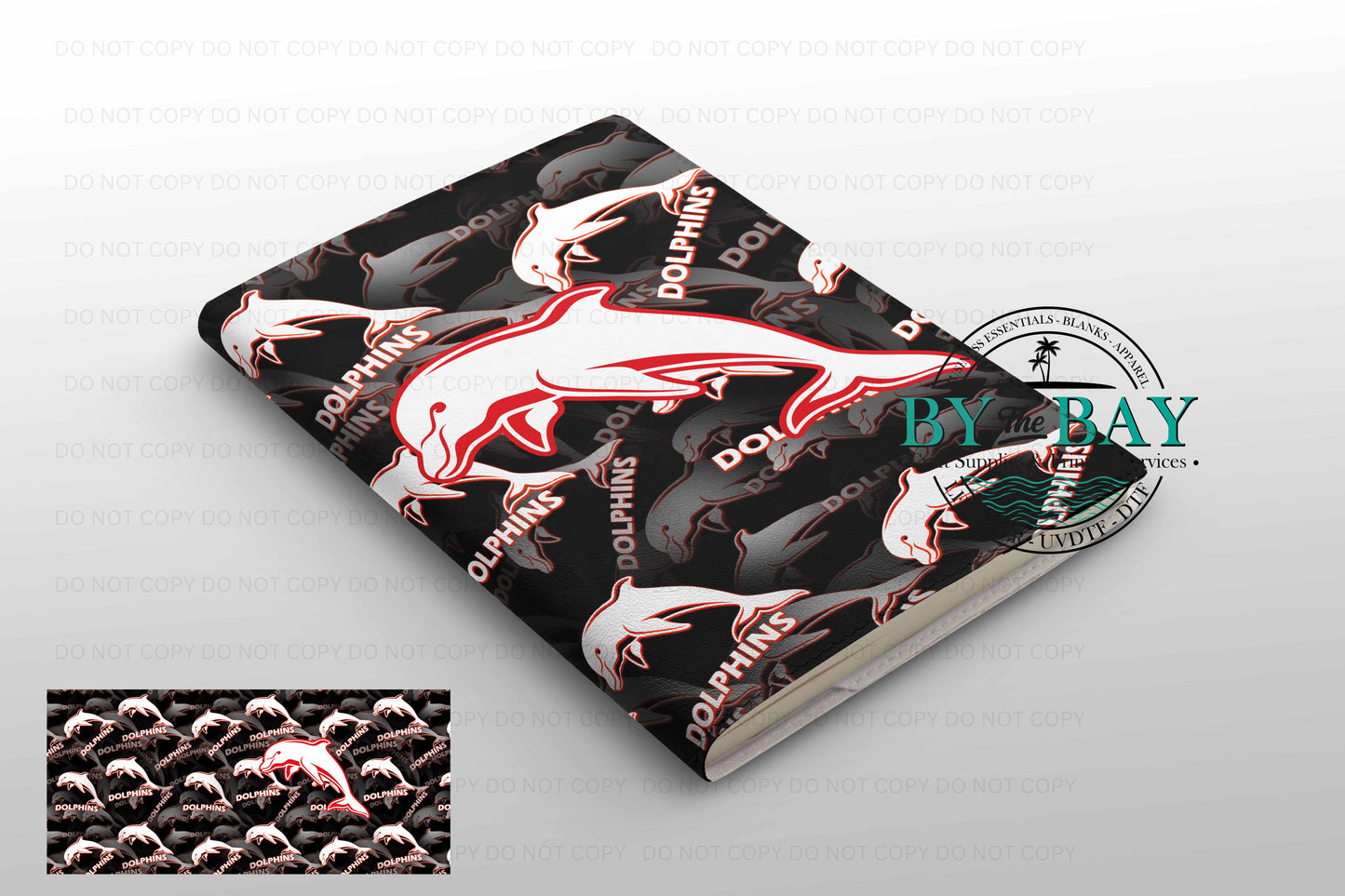 Dolphins - Ready made notepad Cover (Notepad & Pocket options available)