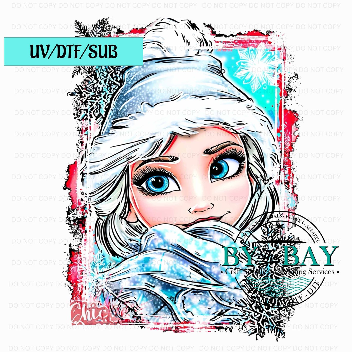 Princess E Xmas UV/DTF/SUB Print