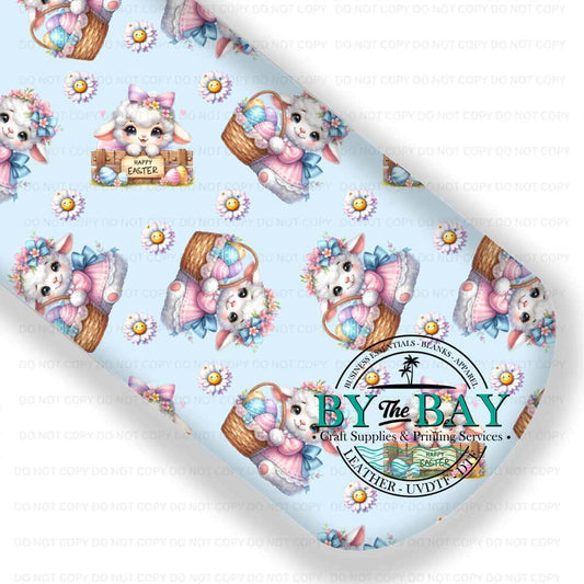 Easter Lambs Light Blue
