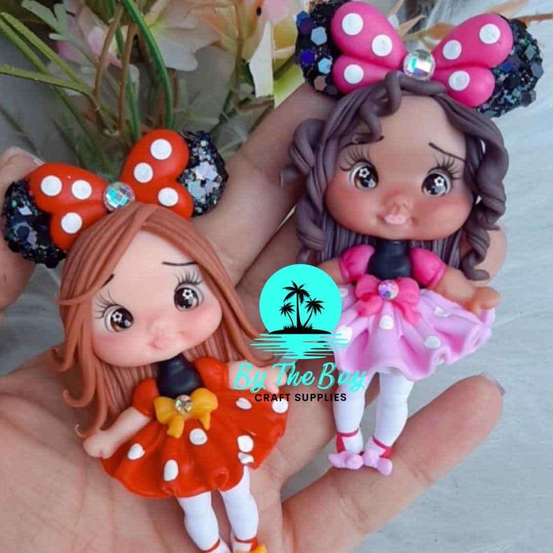 Minnie Girl pink clay