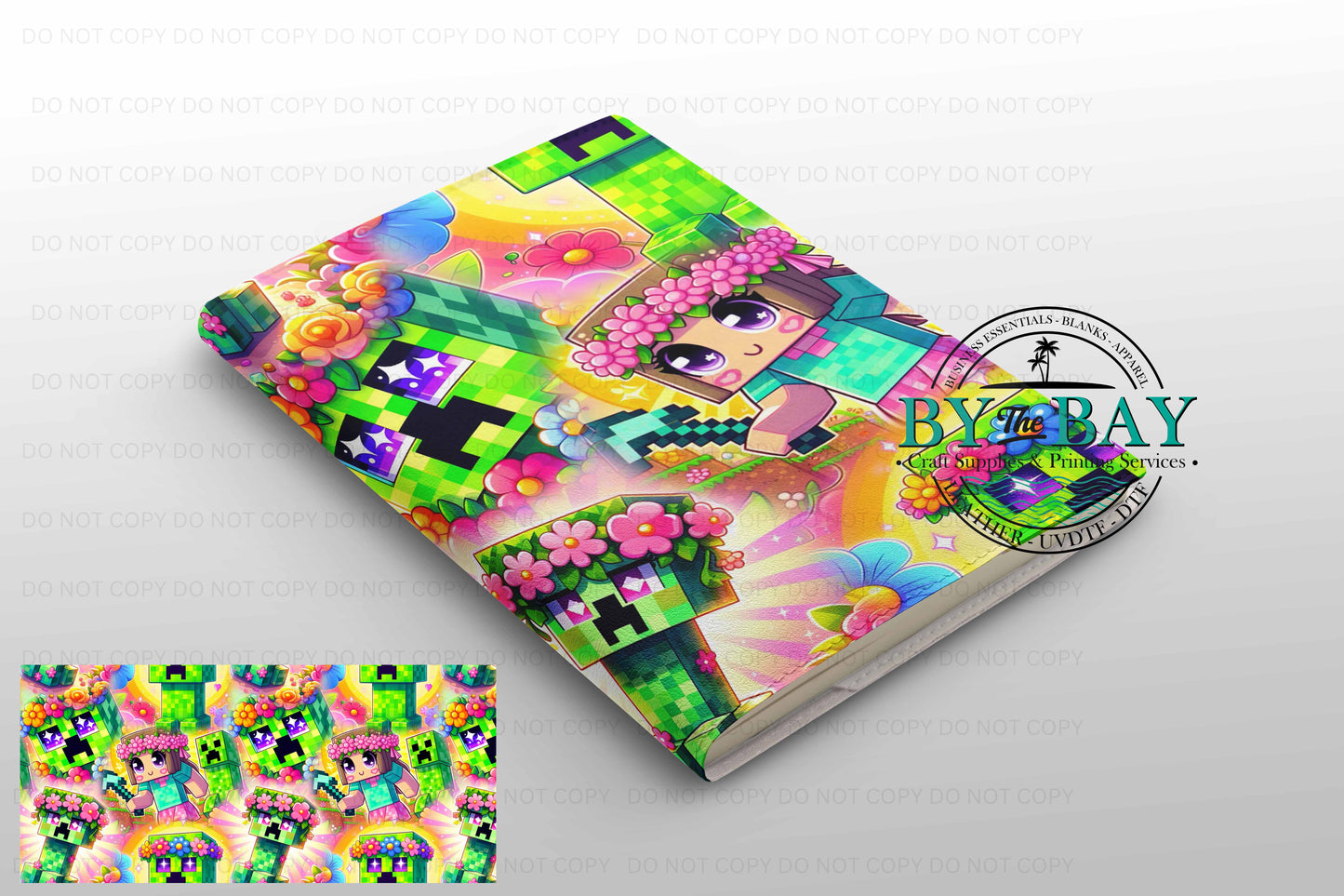 Floral Craft - Ready made notepad Cover (Notepad & Pocket options available)