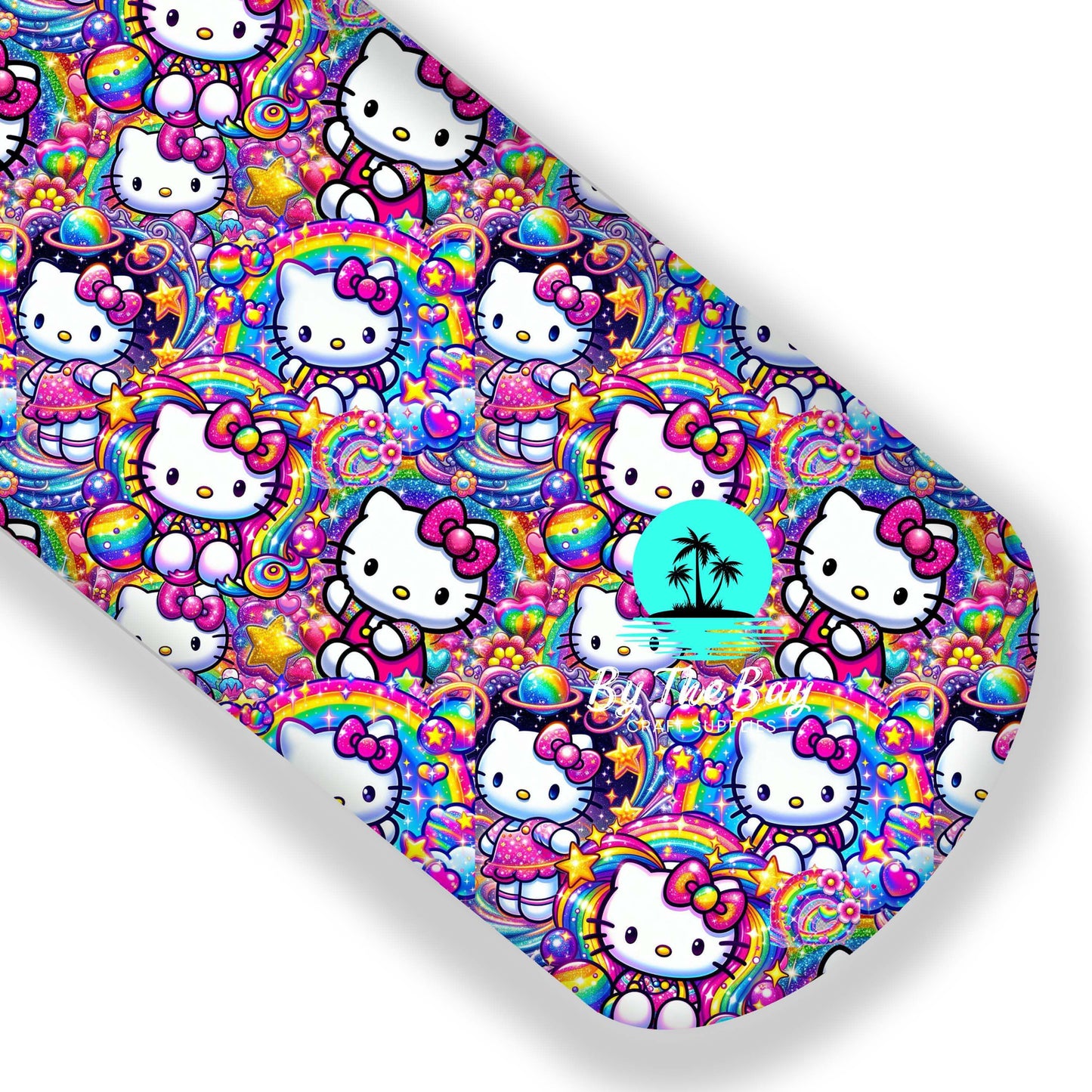 Floral Rainbow Kitty