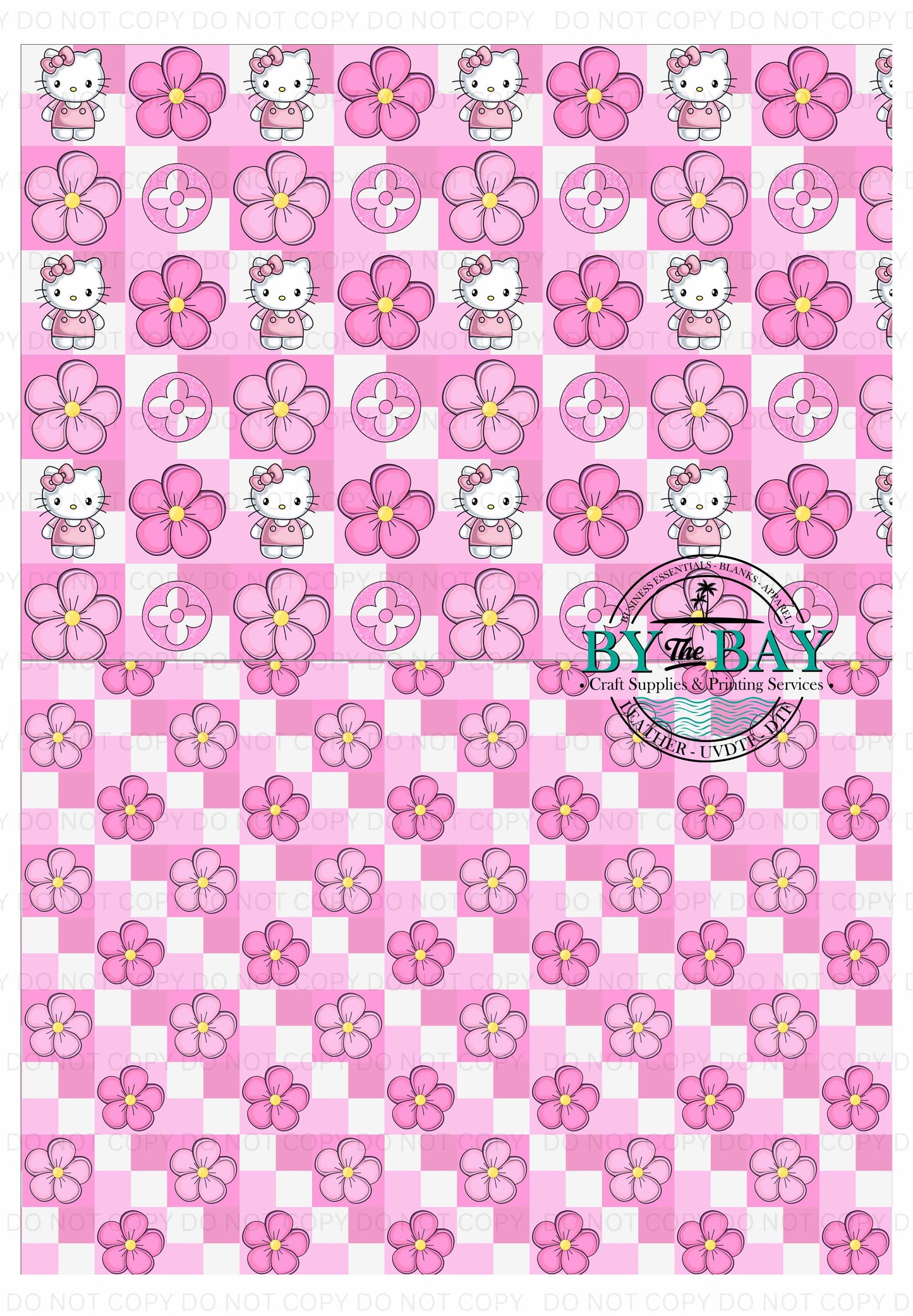 Flower Kitty Split Design Sheet