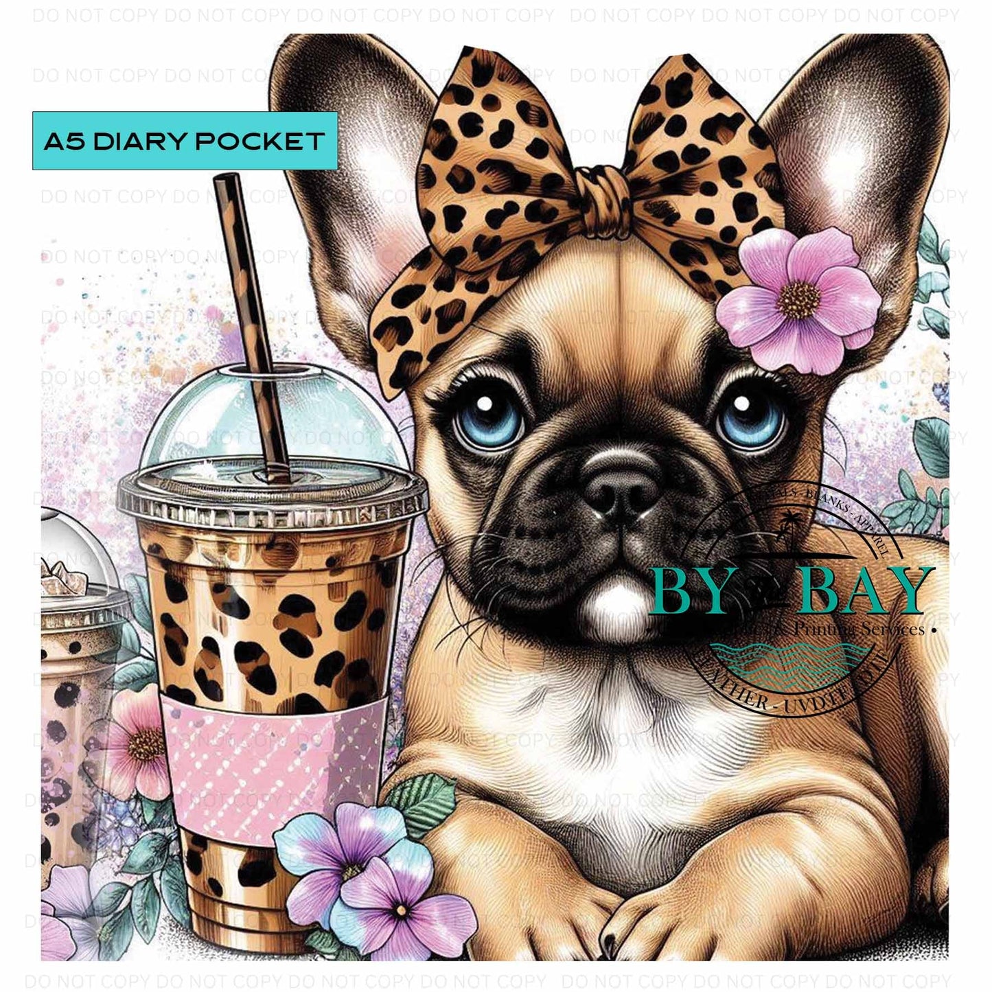 Cute Frenchie Front phone/pen pocket