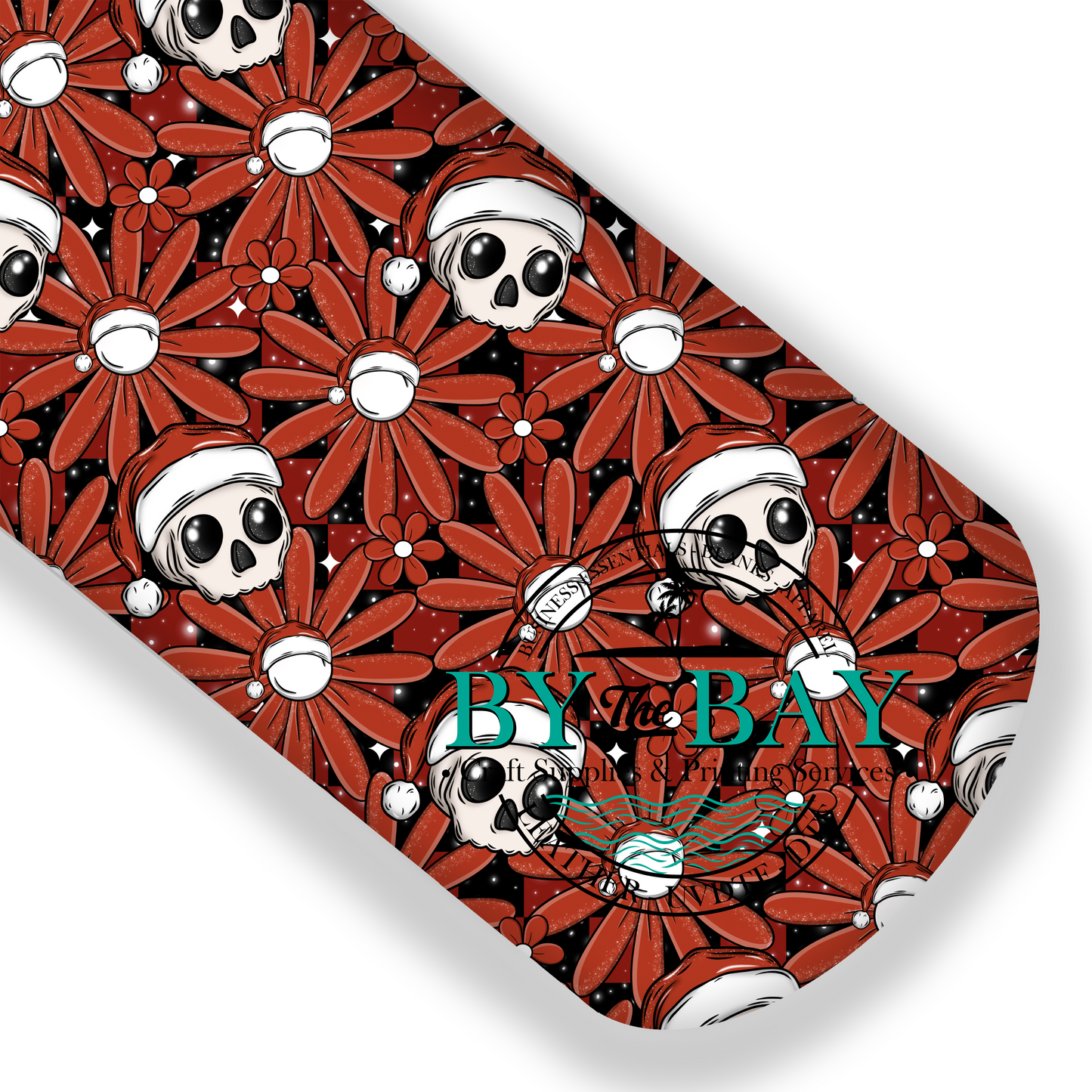Floral Christmas Skull BRC