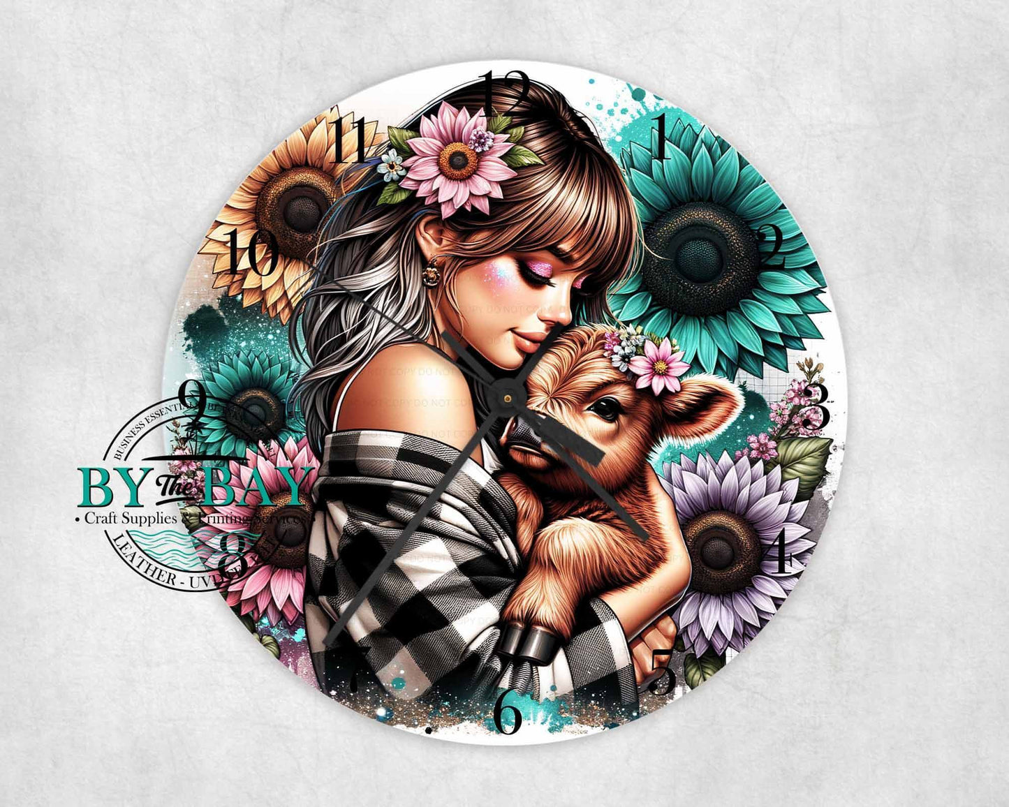 Girl & Highland Clock