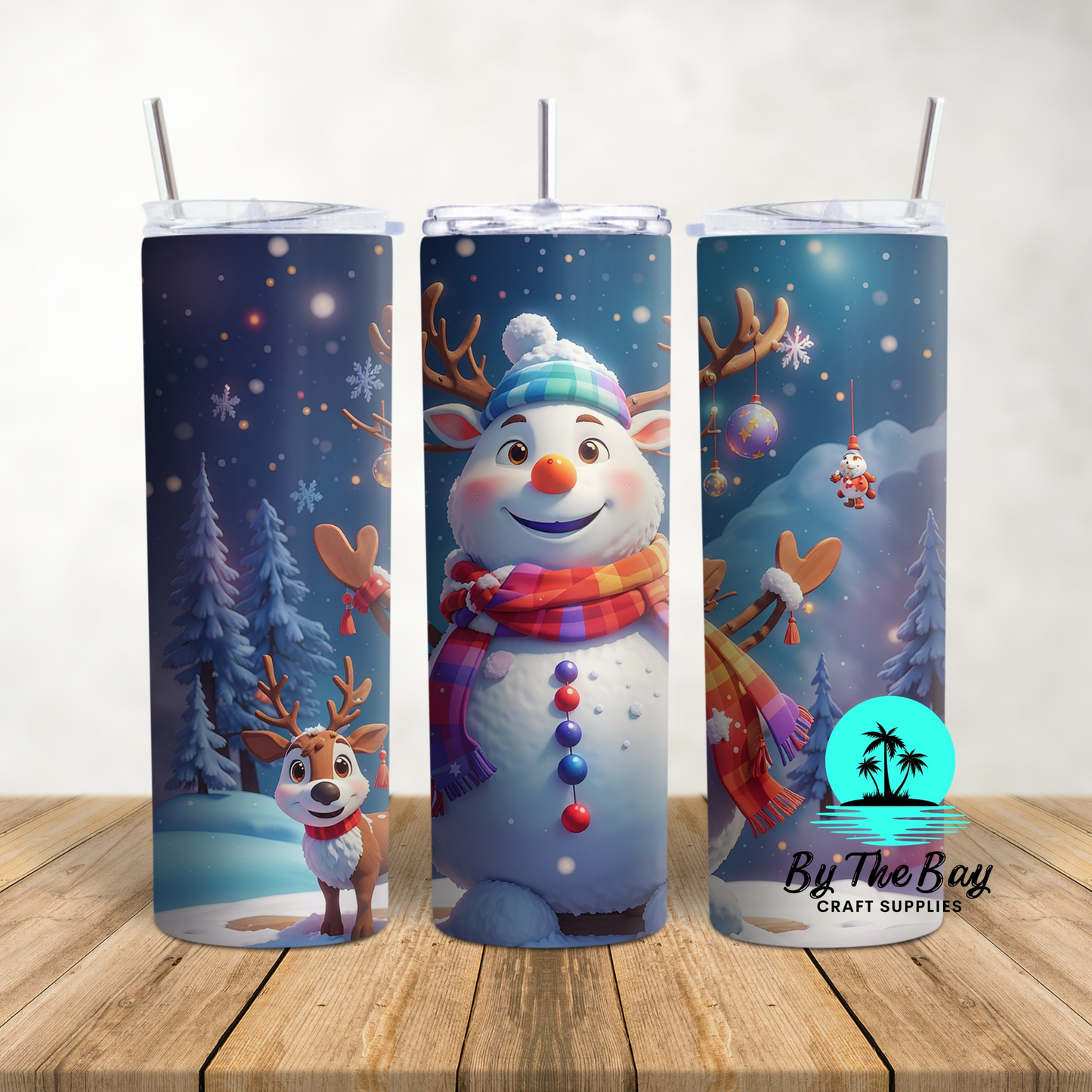 Snowman & Deer 20oz SUB Print
