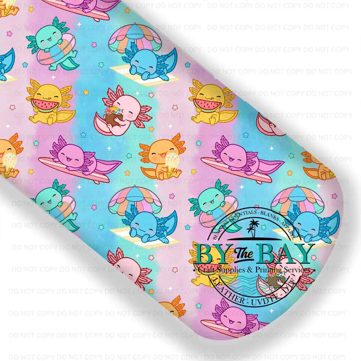 HD Summer Axolotls Rainbow