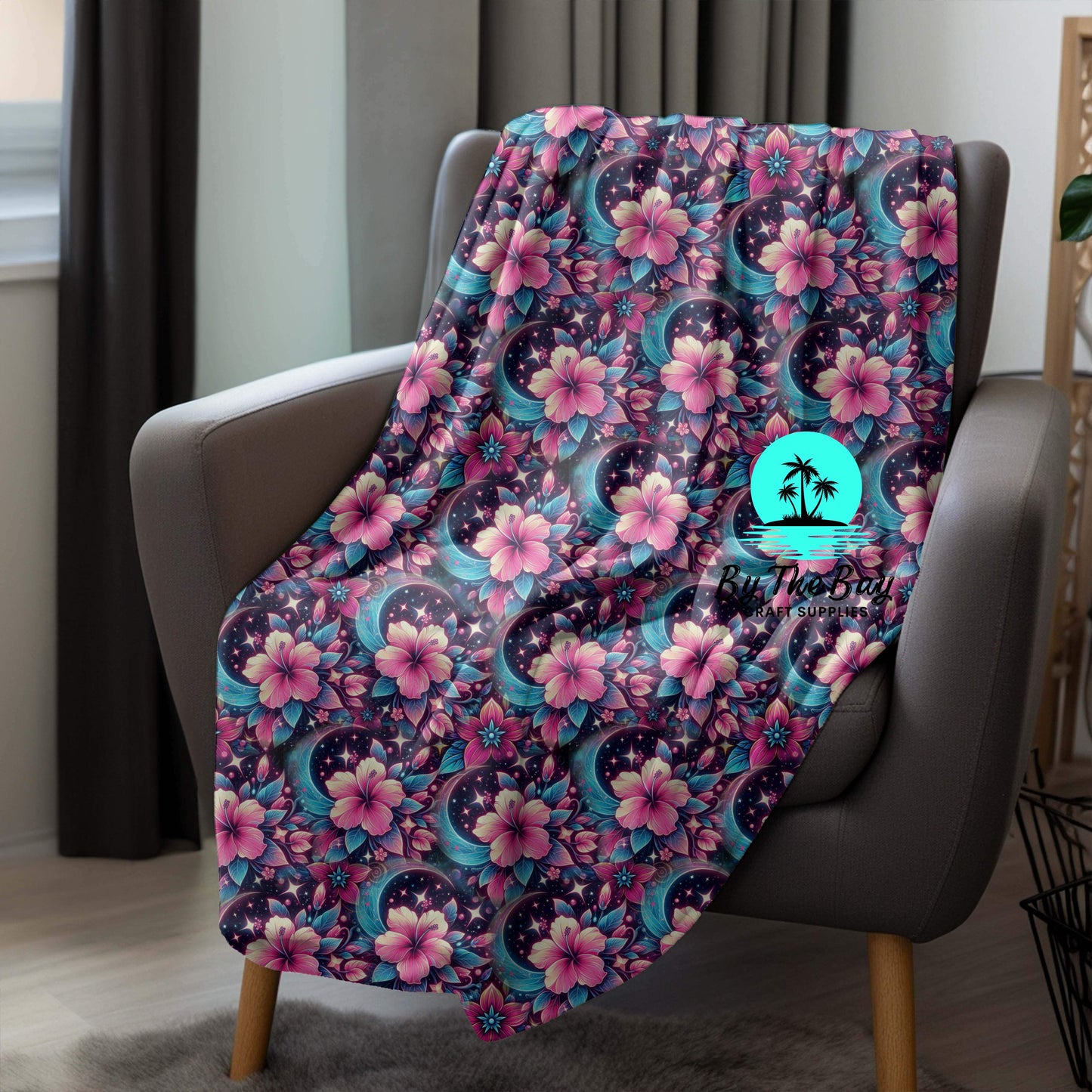 Hibiscus Moon Blanket